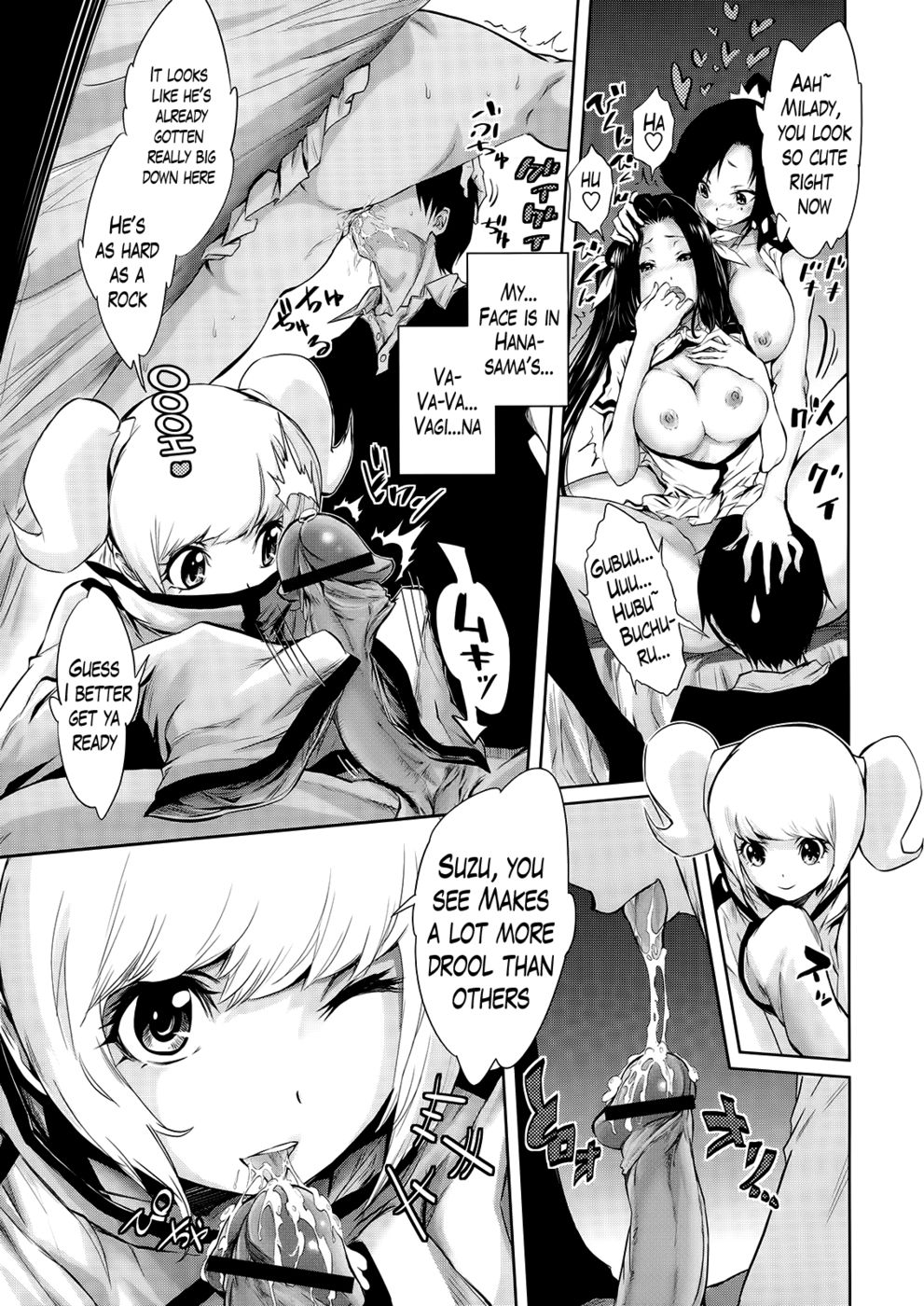 Hentai Manga Comic-Harem Butai wa Boku wo Shaburi Tsukusu-Chapter 6-7